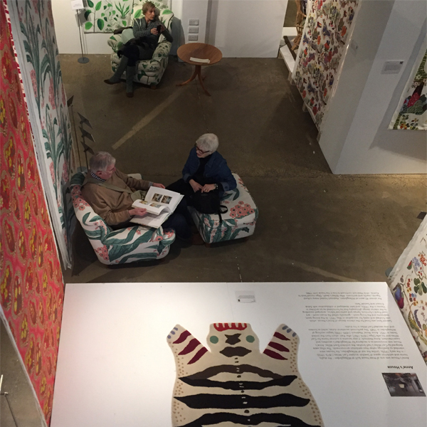josef frank view of exhibition at fashion and textile museum