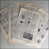 collage kit: original pages from Larousse Illustrated Encyclopaedia, vintage book, decoupage, scrapbooking