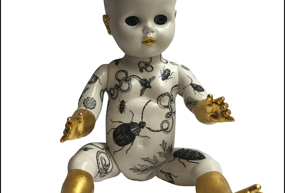 Altered art doll – Serafina