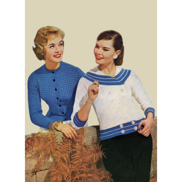 free download vintage images 1950s fashion magazine