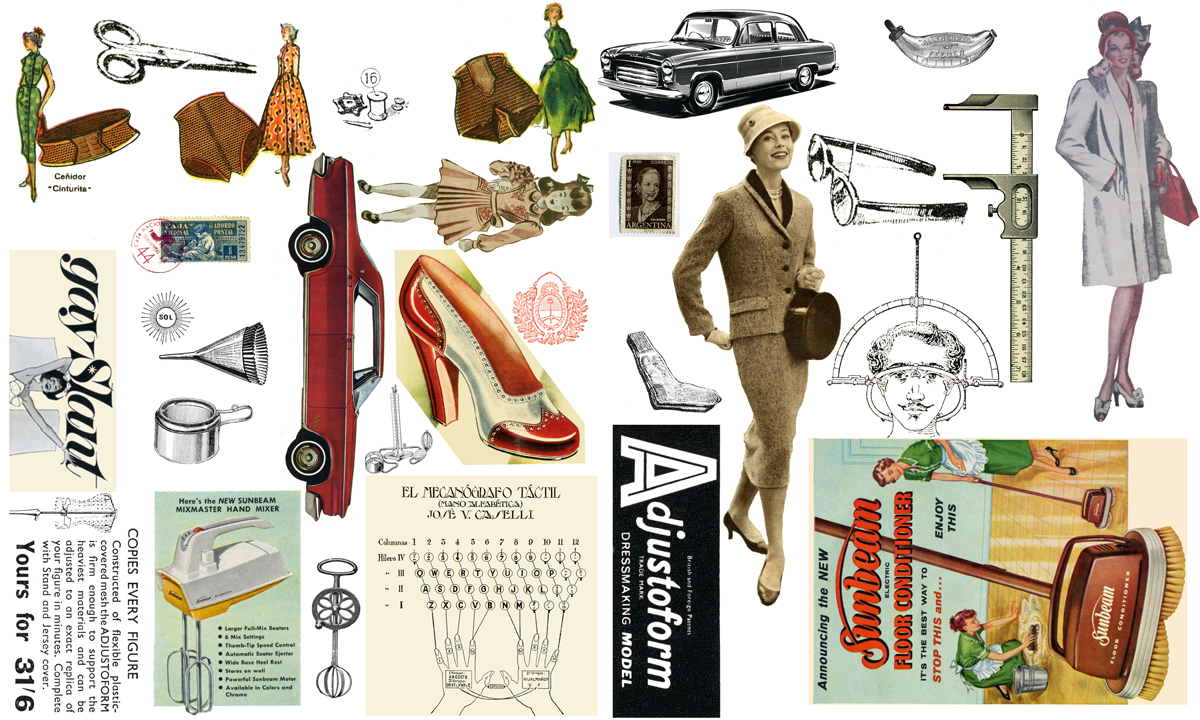 Gabriela Szulman free downloadable cut out page for collage