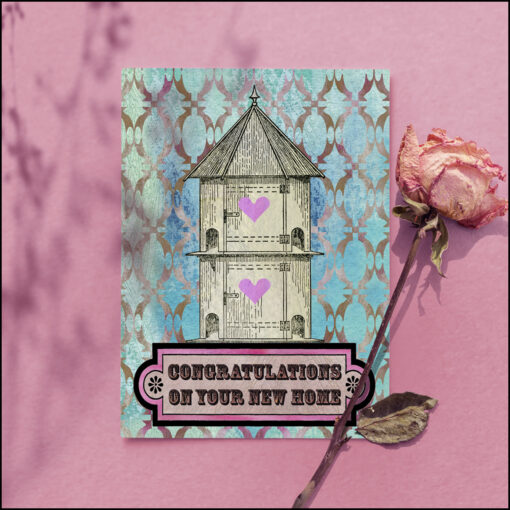 congratulations on your new home greeting card