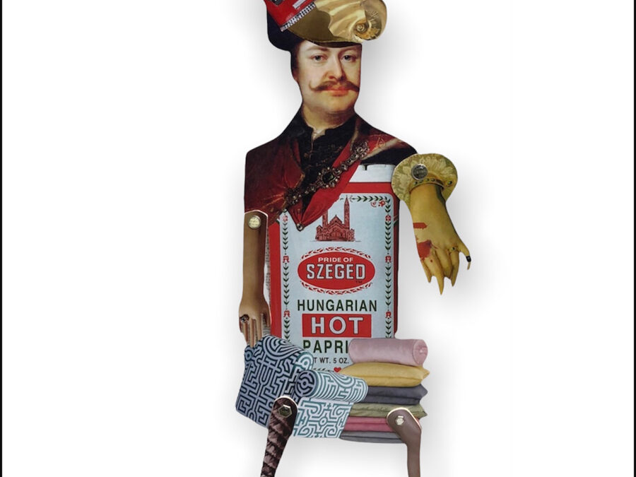 Collage doll: Franz