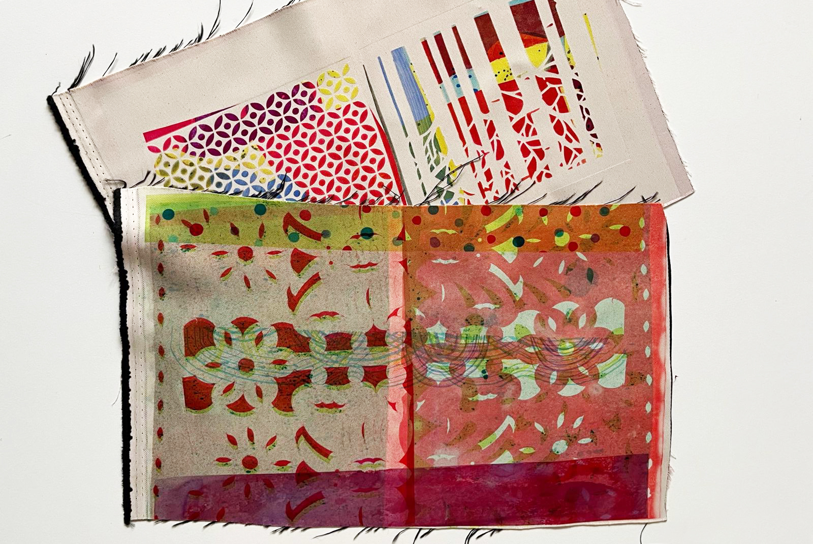 sublimation dyed fabric examples Map of 49 Peckarmans Wood, Dulwich Open House 2018